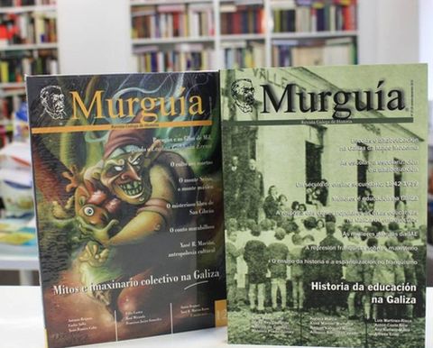 Ejemplares de la revista gallega de historia Murgua 