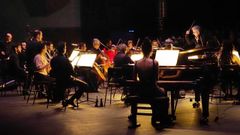 Concierto Post-Prae-Ludium de la Camerata OSG dirigida por Wladimir Rosinskij en el Palacio de la pera de A Corua, dentro del Festival Resis