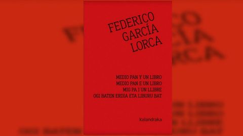 A editorial pontevedresa Kalandraka reedita o discurso de Lorca en defensa da literatura
