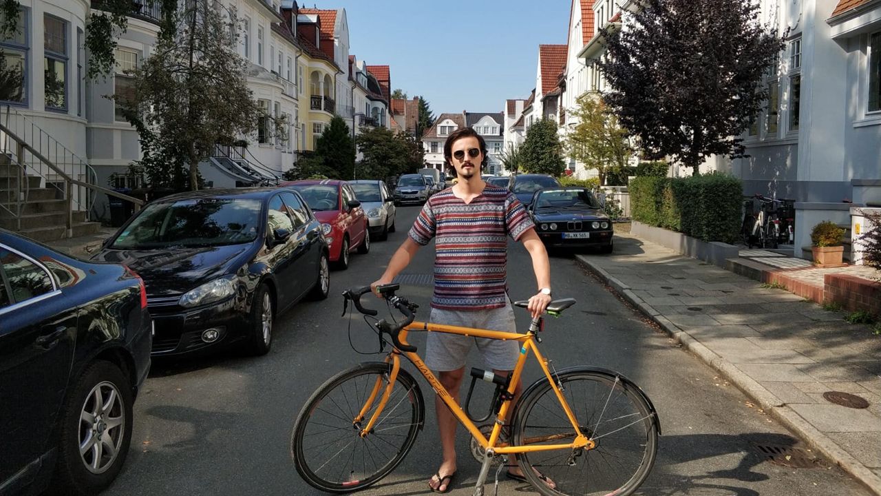 El asturiano Pelayo Pe�arroya, en Bremen