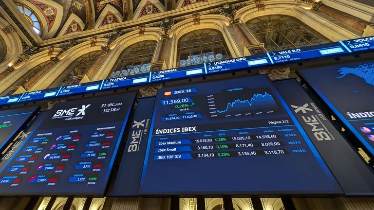 El IBEX 35, el principal índice de la Bolsa española