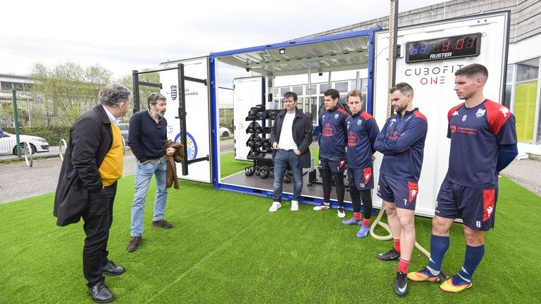 Pontevedra testeará Cubofit, un gimnasio portátil que cabe en un contenedor