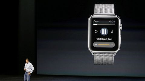 Apple presentó una aplicación para su reloj capaz de monitorizar al feto.