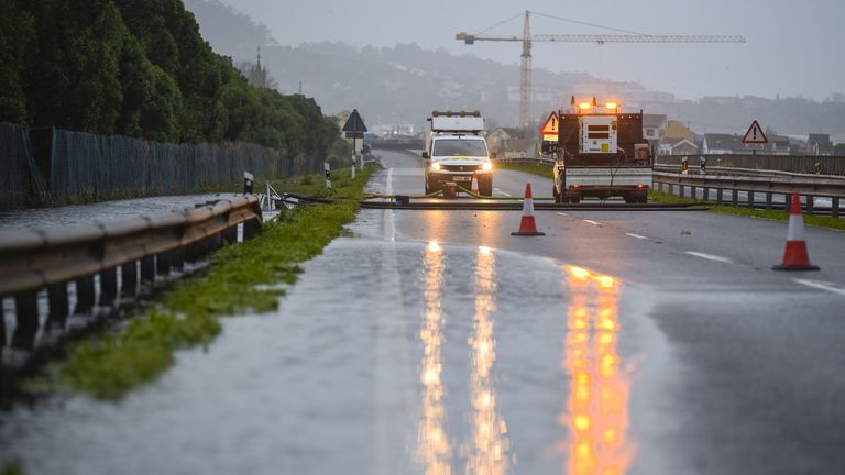 Conjura por la autovía entre Pontevedra y Marín