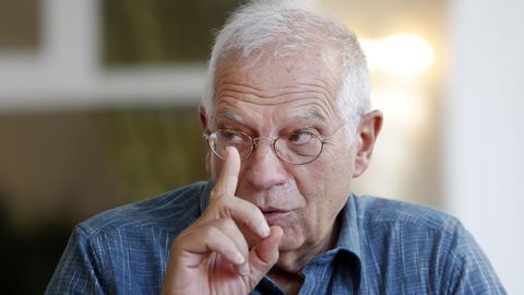 Josep Borrell, en O Grove