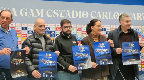 De izquierda a derecha: Vicent�n, Jaime Campillo, Ignacio Su�rez, Covadonga D�az y Mart�n Pel�ez