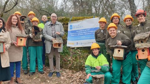 Un taller de empleo rehabilita el lavadero de As Quintas en Barbads