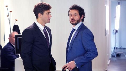 Actors Jason Fernández (left) and Javier Pereira.