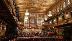 La Filarmónica de Viena durante un concierto de Año Nuevo en una imagen de archivo.