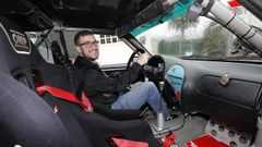 Ánxel Vizoso, a bordo del Citroën Saxo VTS 16v con el que competirá un curso más.