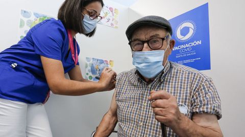 Vacunación contra el covid y la gripe en el Hospital Lucus Augusti