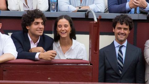 El pasado mes de mayo en la plaza de las Ventas de Madrid, junto a Tomás Páramo y Miguel Abellán