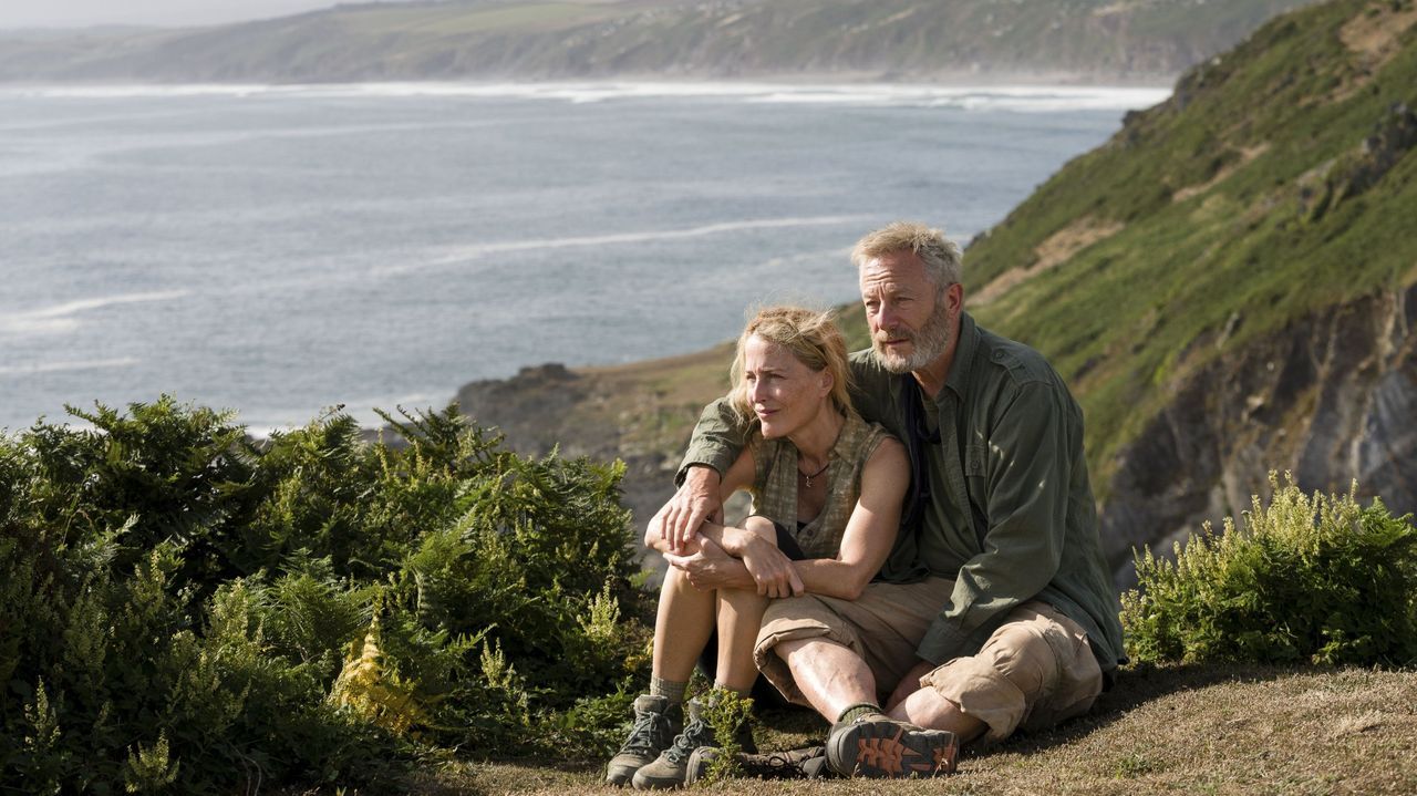 Gillian Anderson y Jason Isaacs, en una escena de �El sendero de la sal�.