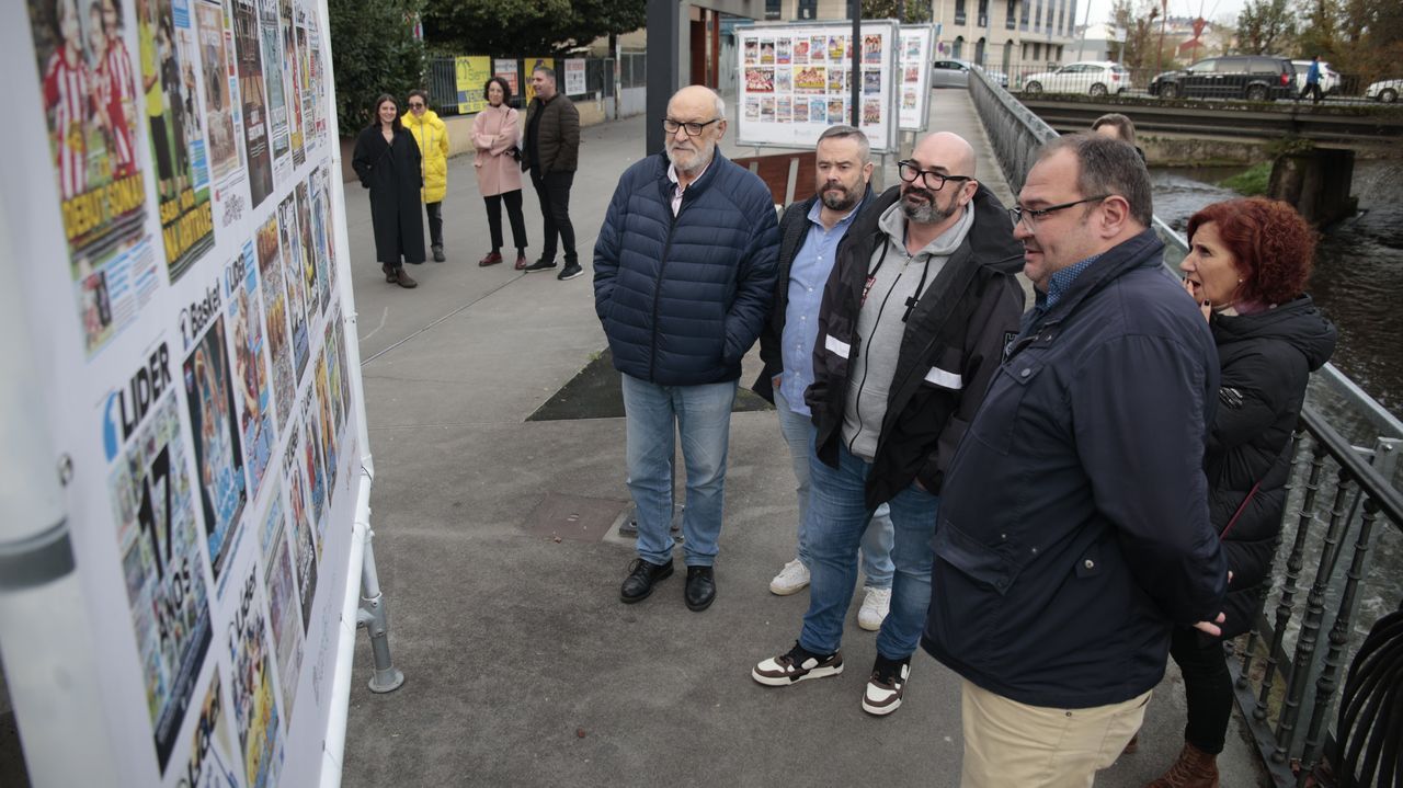 ExposicinXeracin Lder en Sarria.Manifestacin do 25-N do ano pasado en Outeiro de Rei