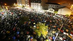 San Cibrao (Cervo) acogió en octubre una de las manifestaciones celebradas en la comarca por el mantenimiento del empleo y de la empresa Alcoa en A Mariña lucense
