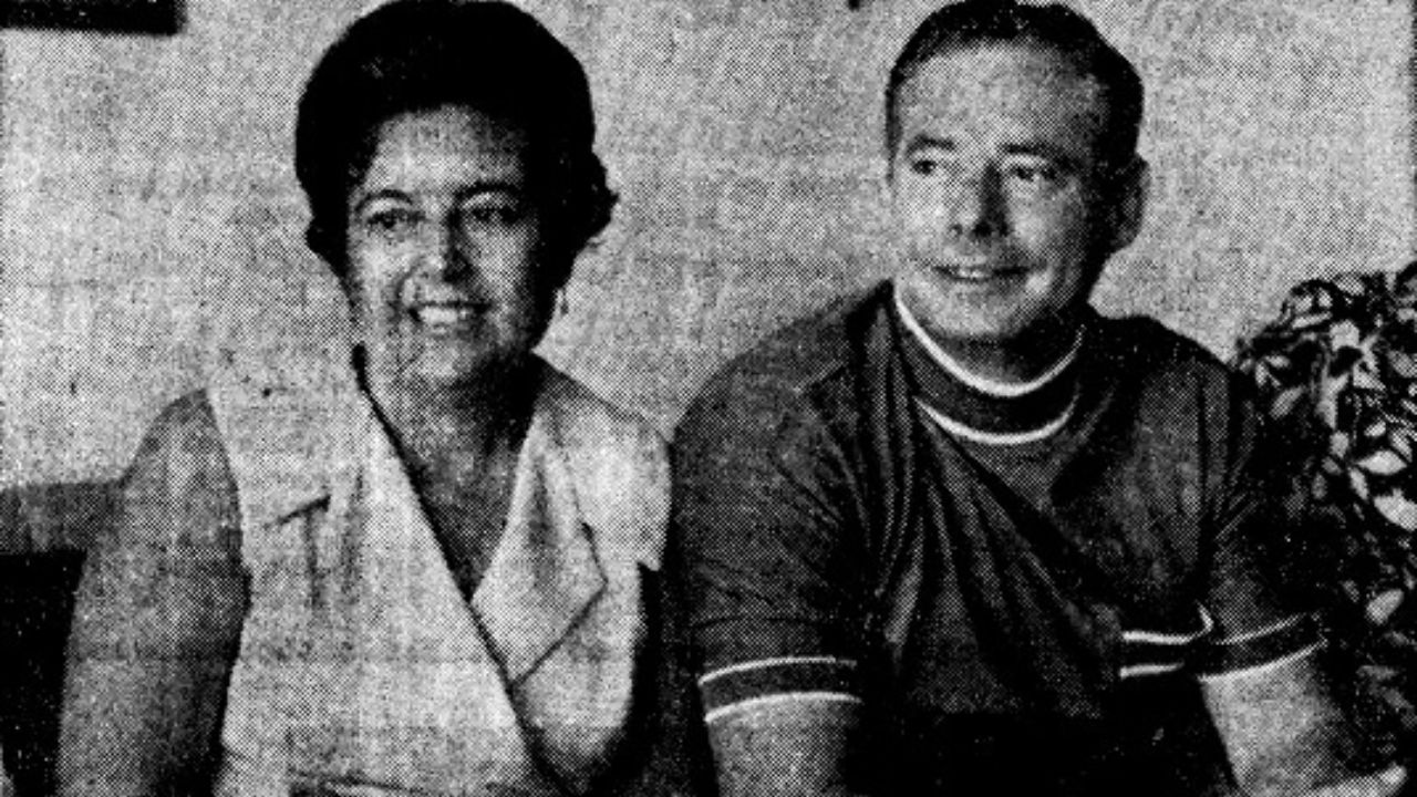 Juan Chouza, con el uniforme de servicio de la FSSF. En aquel momento todav�a era soldado raso (lleg� a sargento), aunque ya estaba cualificado como paracaidista, tal y como reflejan las alas estampadas en su bolsillo izquierdo.