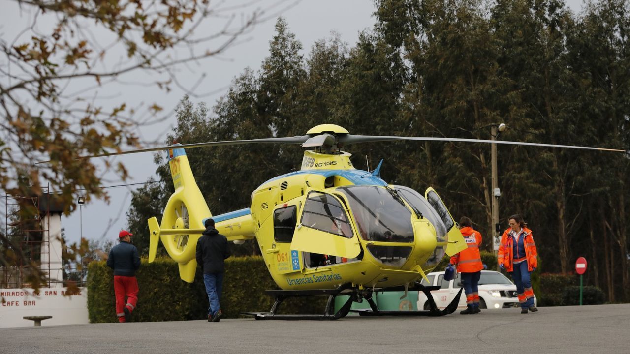 Helic�ptero medicalizado de Emerxencias