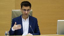 El presidente de RTVE, Jos� Pablo L�pez, comparece en la Comisi�n Mixta del Senado