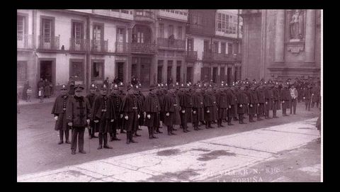 Policía Municipal de A Coruña en 1931