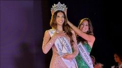 La mujer transexual Marina Machete coronada como Miss Portugal.