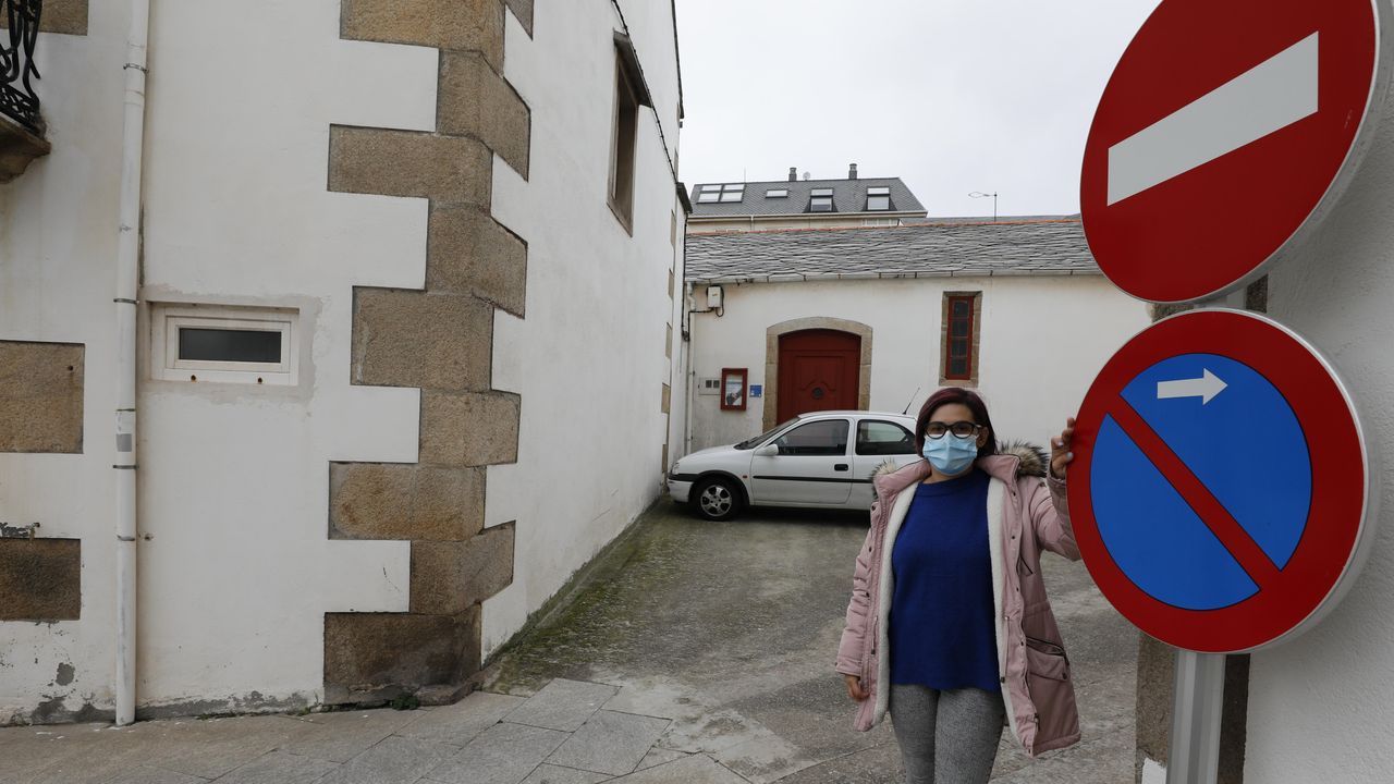 Paloma Maseda, en el lugar donde fueron grabadas las mujeres