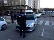 La Polic�a Local de A Coru�a, en el lugar del atropello