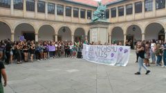 Estudiantes de Oviedo se manifiestan contra el machismo en las aulas