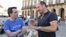 El alcalde de Madrid, Jos Luis Martnez-Almeida, con el director de Turismo de Galicia, Xos Manuel Merelles