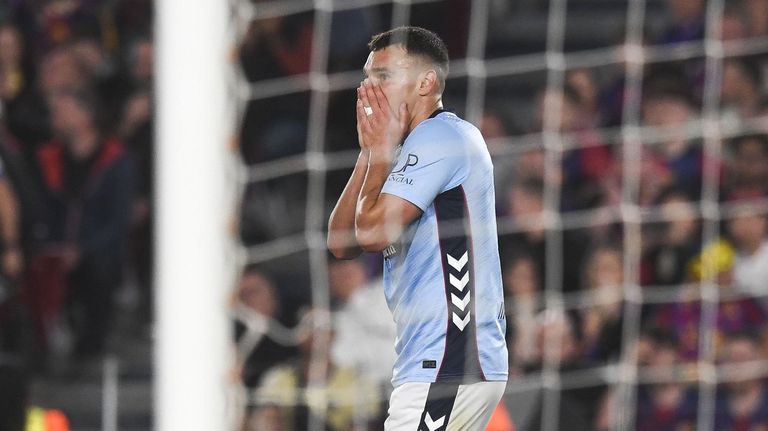 El Celta se queda a las puertas de puntuar en el Camp Nou (1-0)