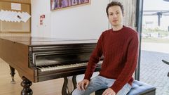 Miguel Sez, pianista que paso prueba de acceso a Berklee 