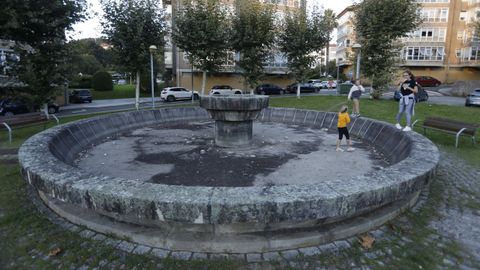 La primera fuente de la plaza Roxa, hoy en Vite.