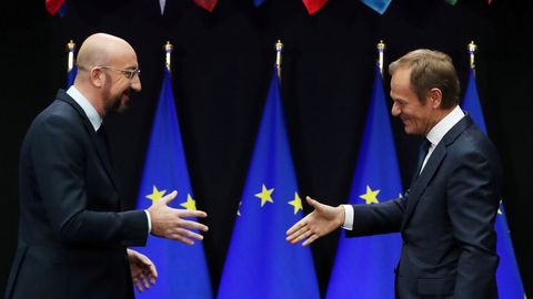 El polaco Donald Tusk dio el relevo a Charles Michel como presidente del Consejo Europeo