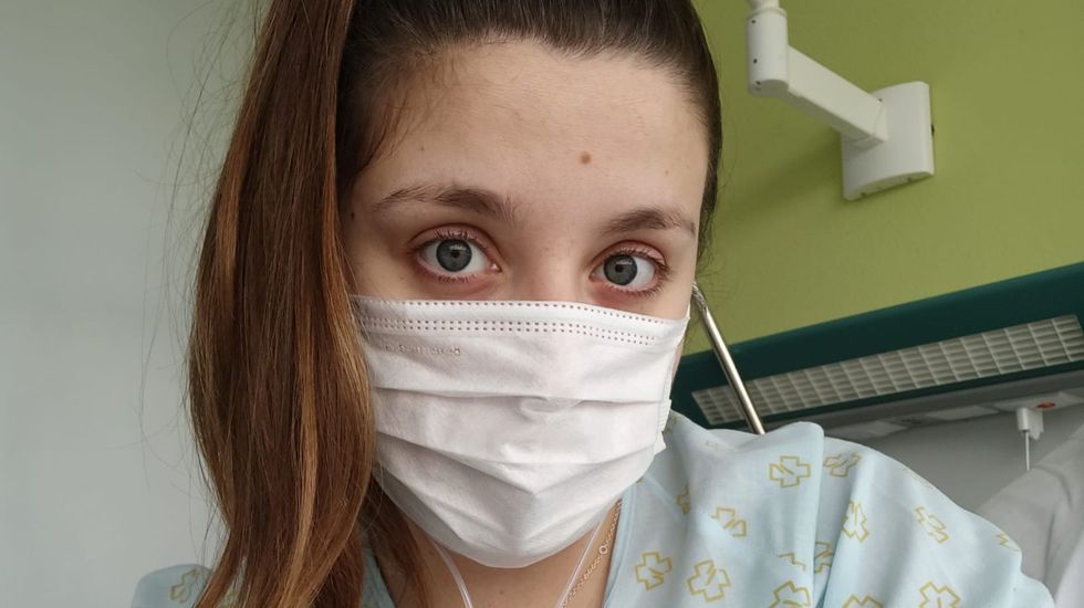 Iria Junco lleva 9 d�as ingresada en el CHUO