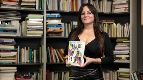 La periodista leonesa Patricia Cazn, autora del libro Las mujeres salmn