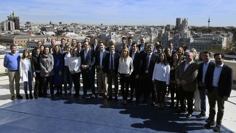 Presentación en Madrid de los cabeza de lista del PP para el 28A