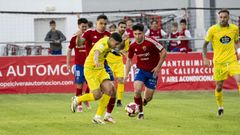Yeremay, perseguido por varios jugadores del Teruel en el partido del pasado domingo