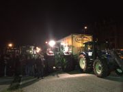 Los ganaderos en lucha alcanzaron pasada la medianoche la planta de Larsa