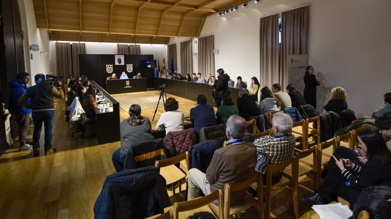 El tren de borrascas impacta en el pleno de Pontevedra