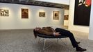El nieto de Miró, en la exposición de su abuelo