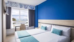 Imagen de una de las habitaciones del nuevo hotel Alda Coruñamar, en paseo de Ronda