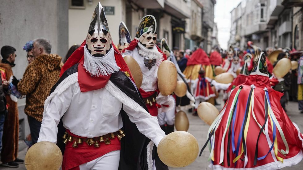 Entroido2022de A Corua en imgenes.Pantallas de Xinzo