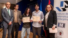 Irene Corral y Sergio Sanjurjo, ganadores del concurso internacional del Instituto de Matemtica Indisciplinar