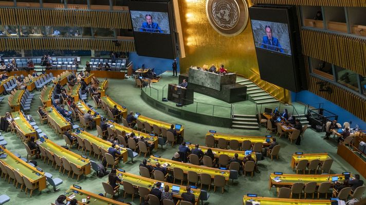 Asamblea general de la ONU por la conmemoracin de los dos aos de la guerra en Ucrania 