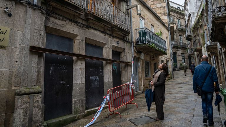 Las ruinas del número 20 de la calle Real de Vigo se convertirán en un edificio residencial