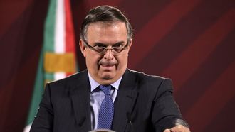 El secretario de Relaciones Exteriores de México, Marcelo Ebrard, que dejará oficialmente el cargo la próxima semana