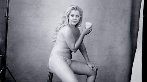Schumer pos semidesnuda en el 2015 para la fotgrafa Annie Leibovitz.