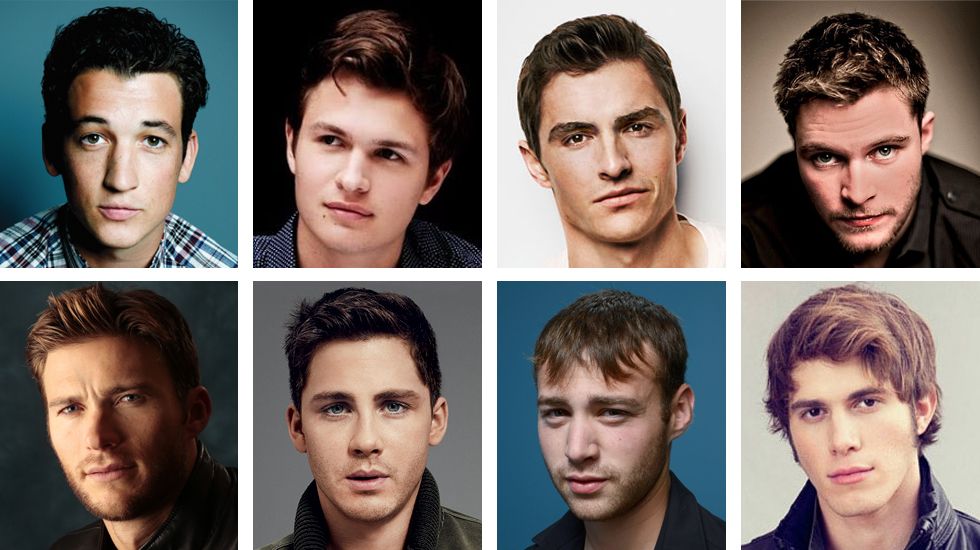 En el sentido de la lectura: Miles Teller, Anserl Elgort, Dave Franco, Jack Reynor, Scott Eastwood, Logan Lerman, Emory Cohen y Blake Jenner