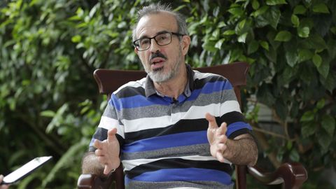 El exdirigente sandinista Luis Carrión, durante una entrevista el 18 de julio del 2019.