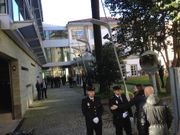 Capilla ardiente instalada en la comisar�a de Vigo