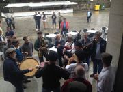 Os gaiteiros de Lusco e Fusco non faltaron � cita coa Guadalupe.